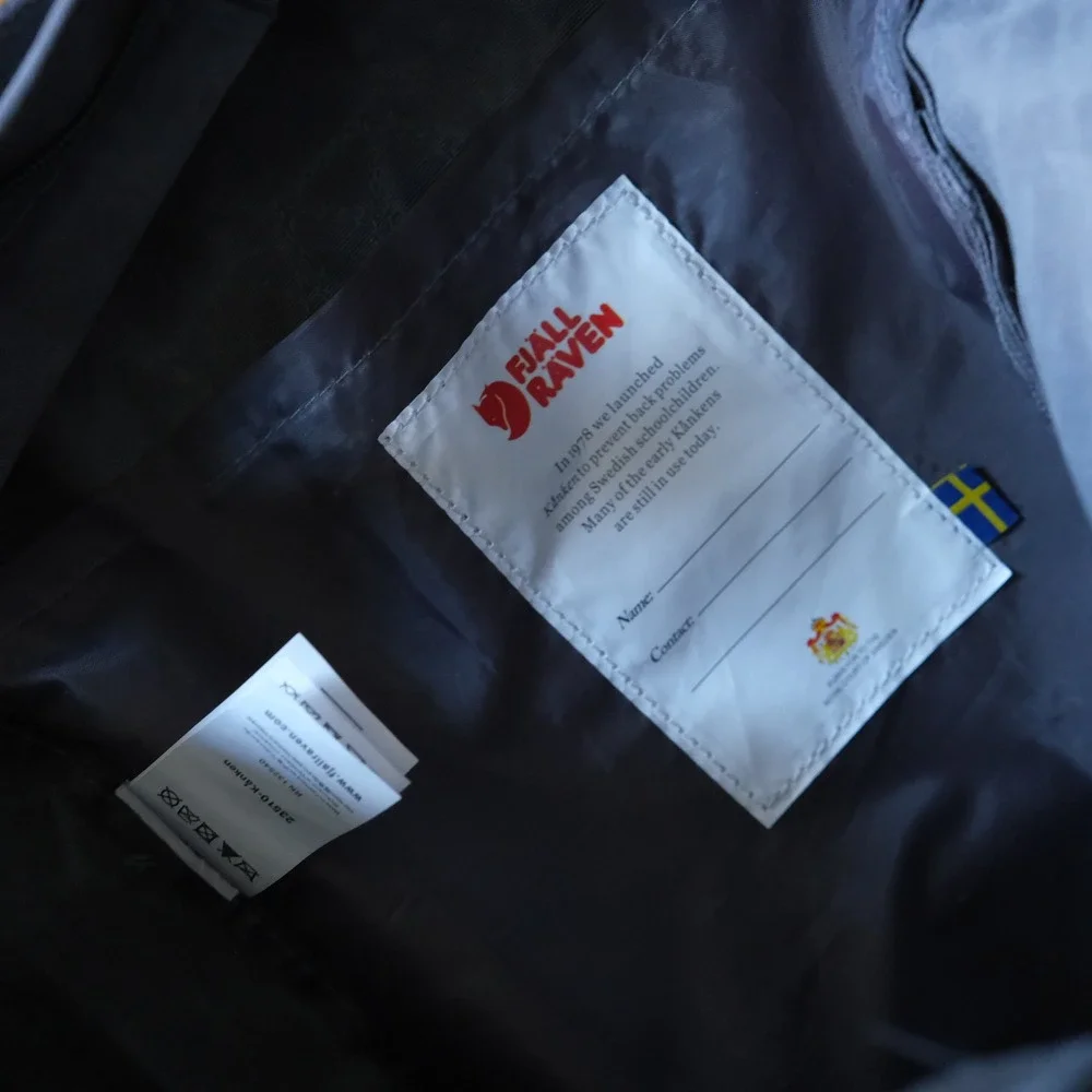 Fjallraven Kanken Backpack Super Grey Vinylon F 16L Everyday Outdoor